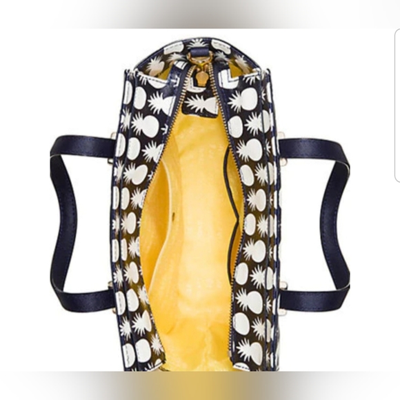 Kate Spade NWOT Cedar Street Pineapple Small Hayden Satchel 🍍🍍🍍 - Picture 3 of 8